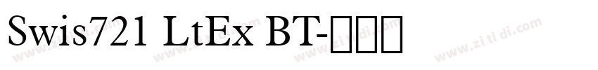 Swis721 LtEx BT字体转换